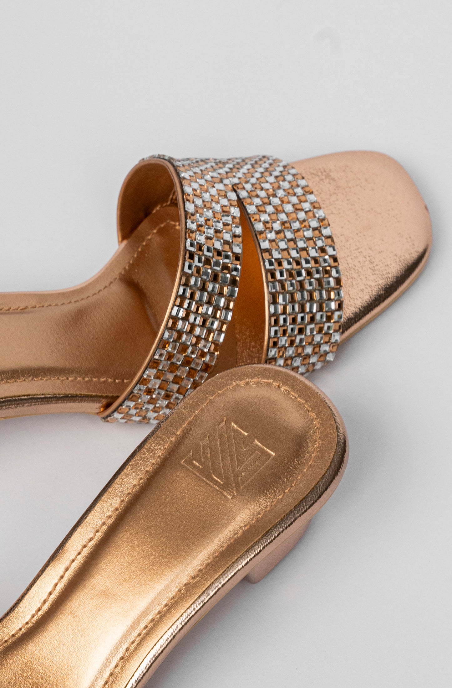 Rhinestone Slide Heels