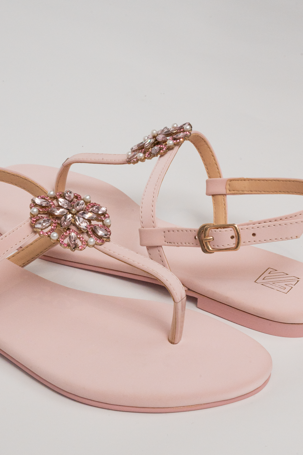 Rosy Pearl Brooch Flats