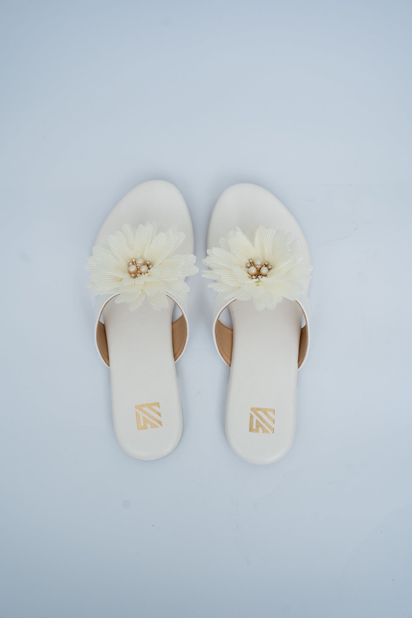 Floral Embellished Flats