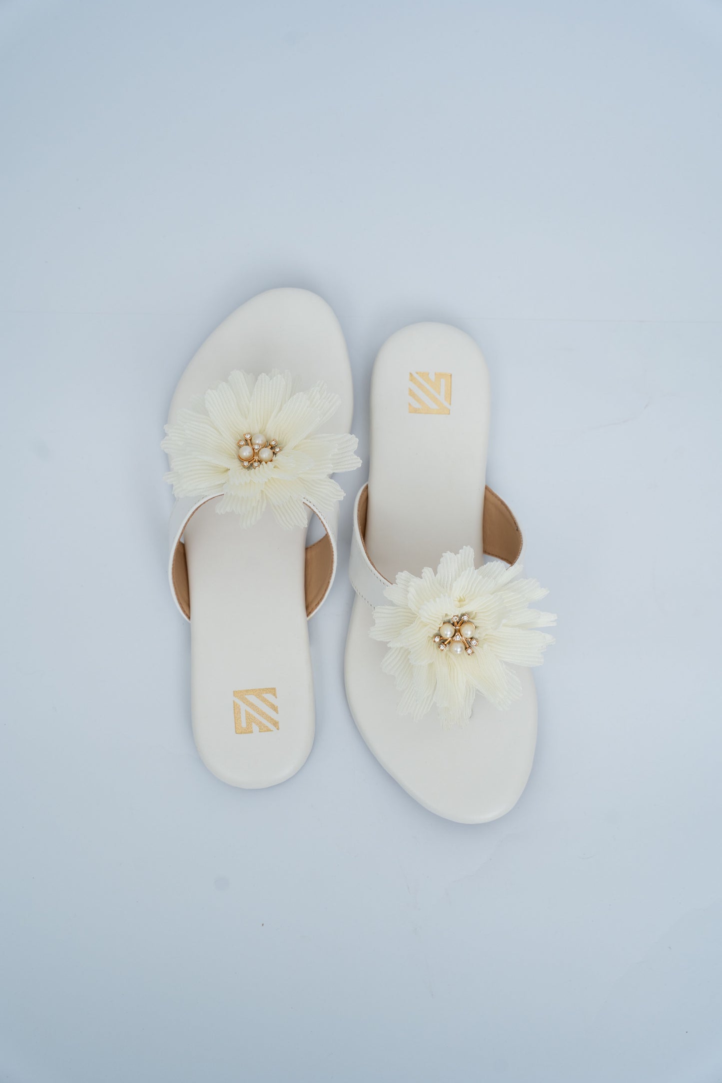 Floral Embellished Flats