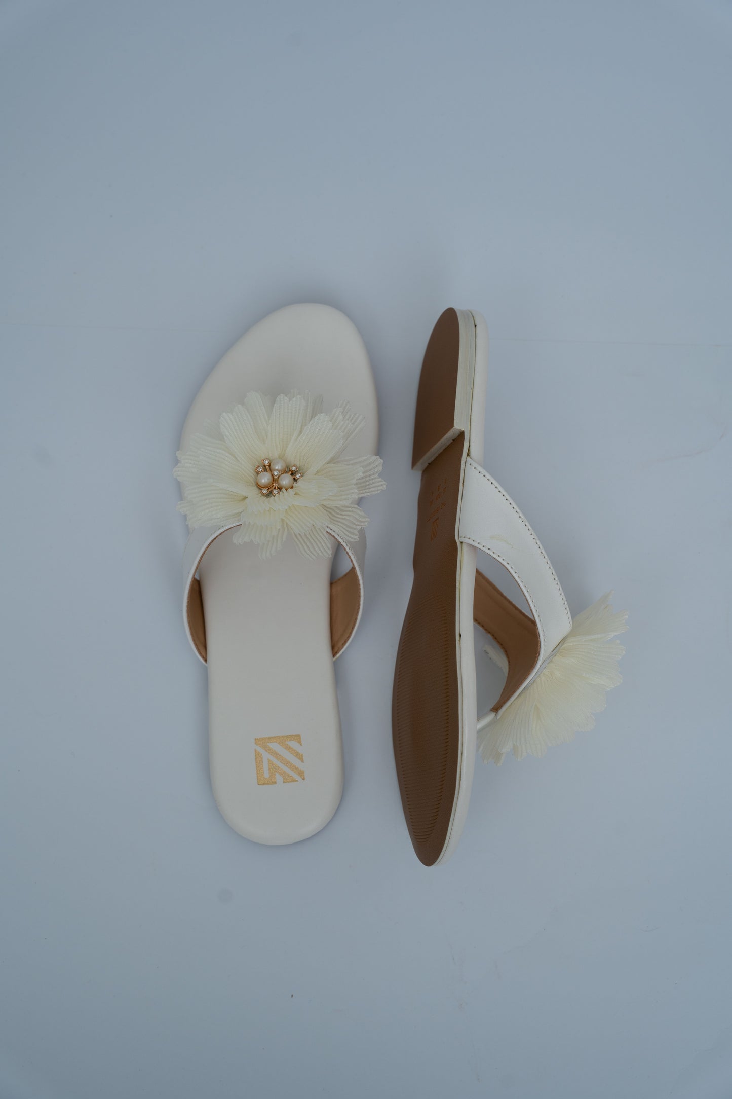 Floral Embellished Flats