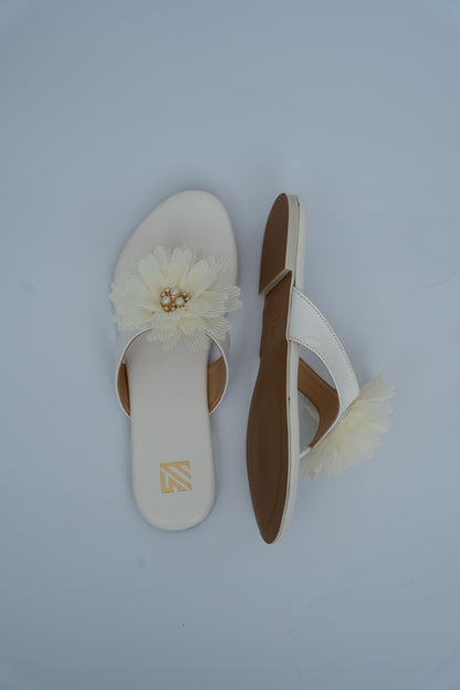 Floral Embellished Flats