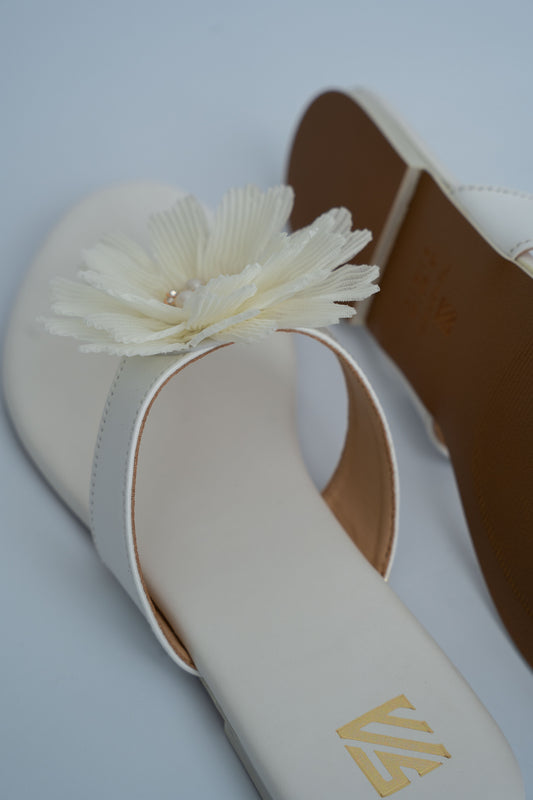 Floral Embellished Flats