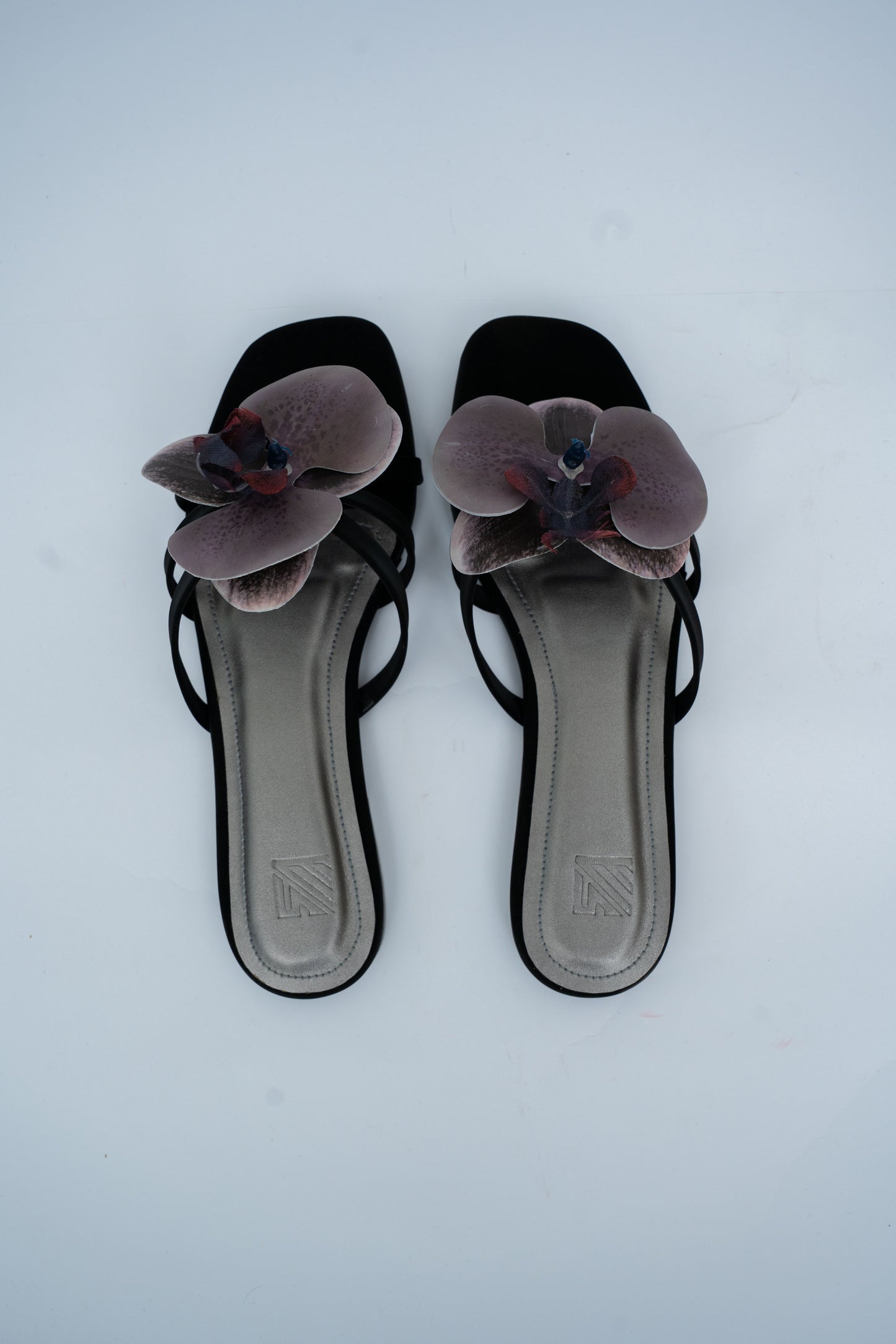 Orchid Flower Slide Flats