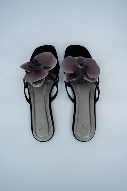 Orchid Flower Slide Flats