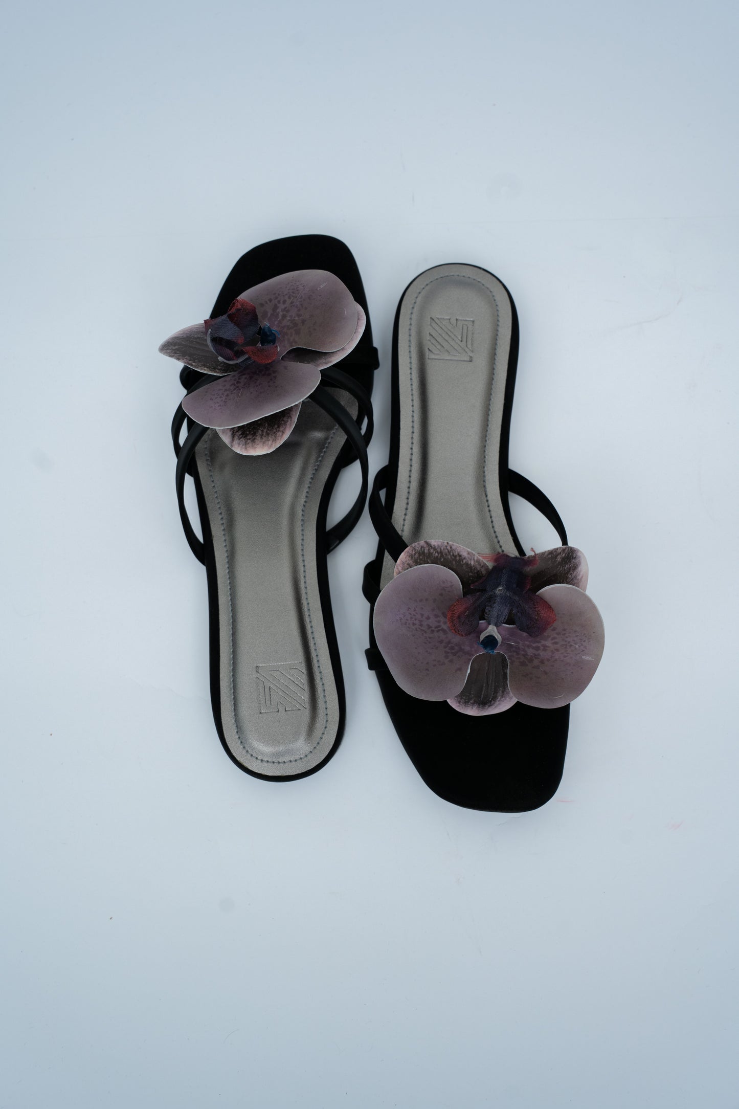 Orchid Flower Slide Flats