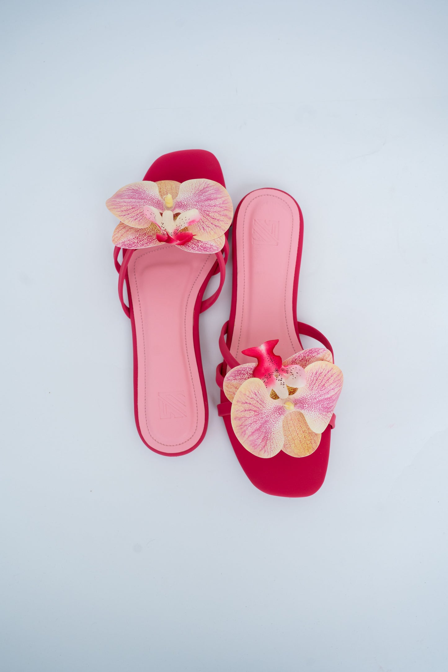 Orchid Flower Slide Flats