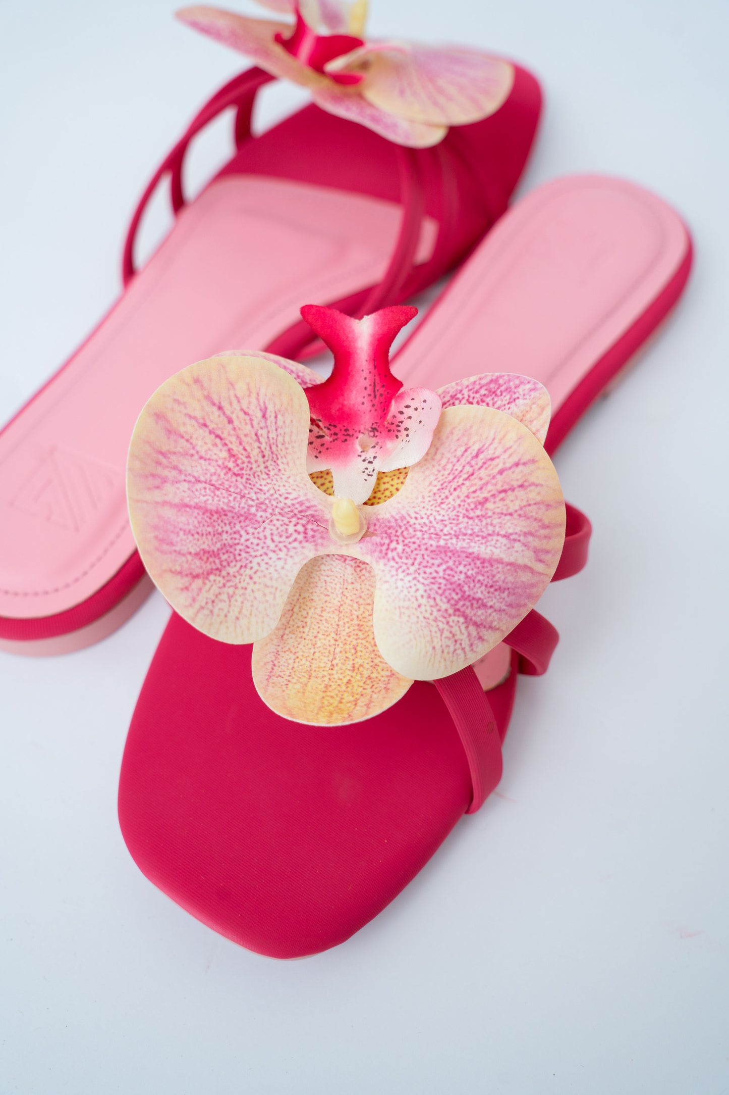 Orchid Flower Slide Flats