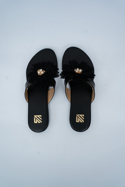 Floral Embellished Flats