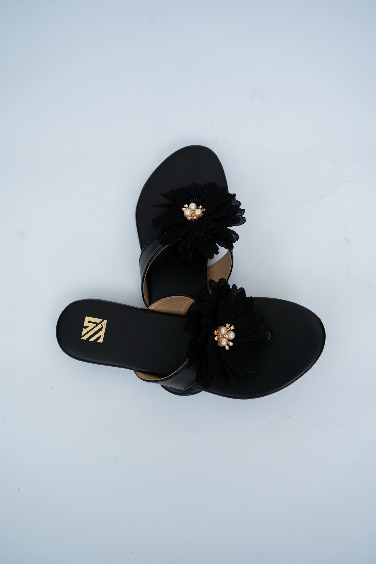 Floral Embellished Flats