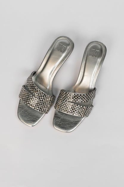 Rhinestone Slide Heels