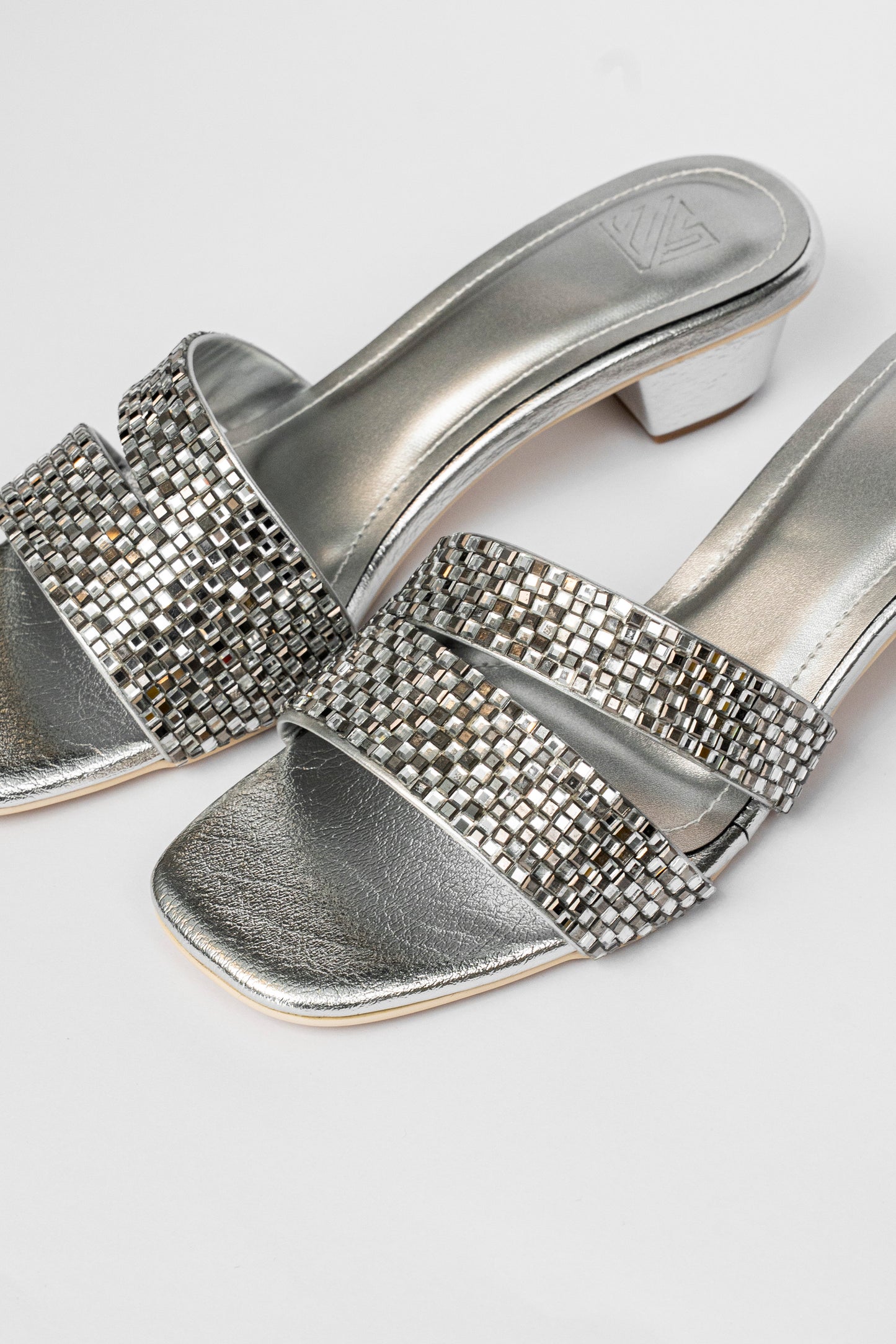 Rhinestone Slide Heels