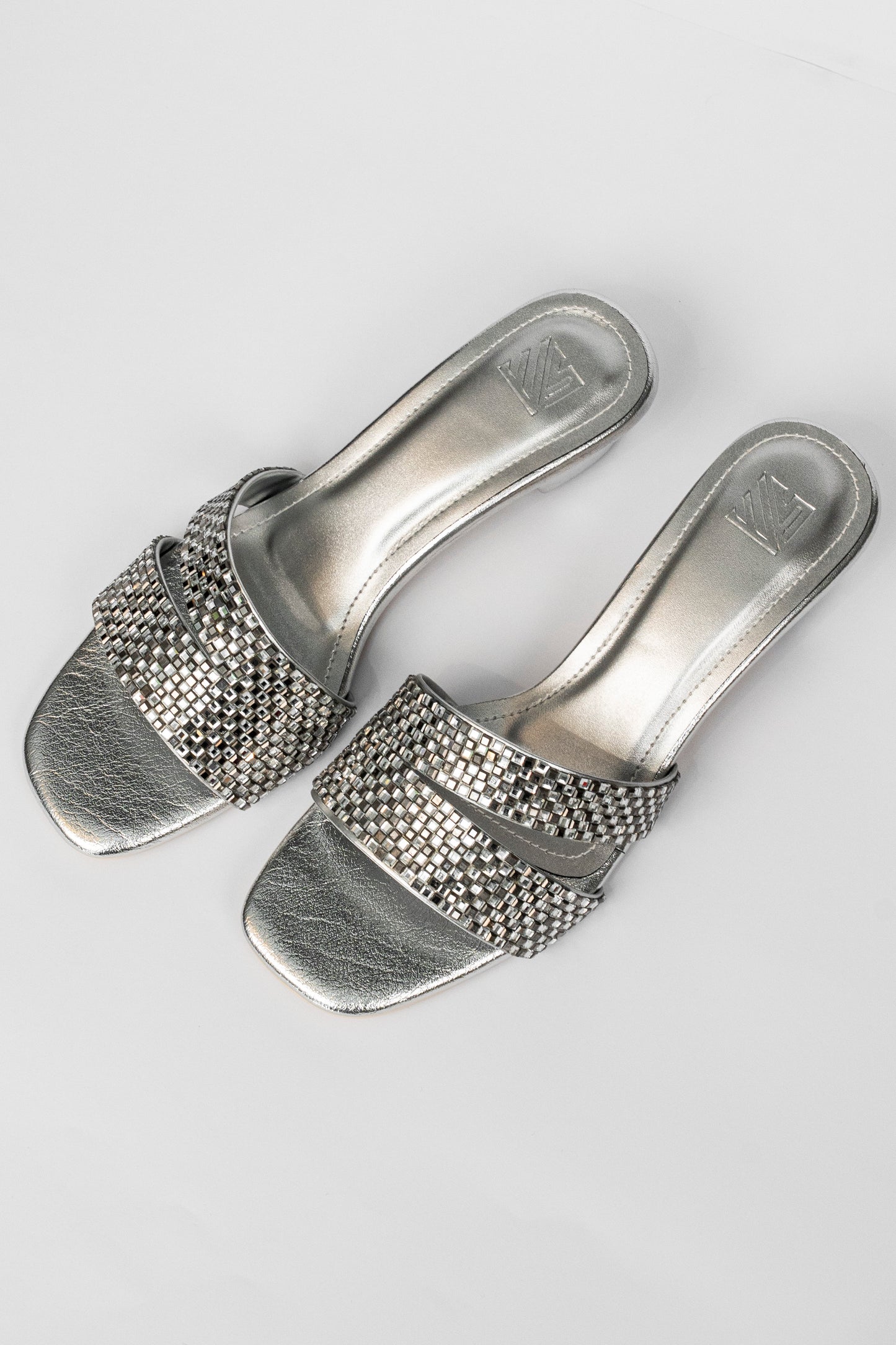 Rhinestone Slide Heels