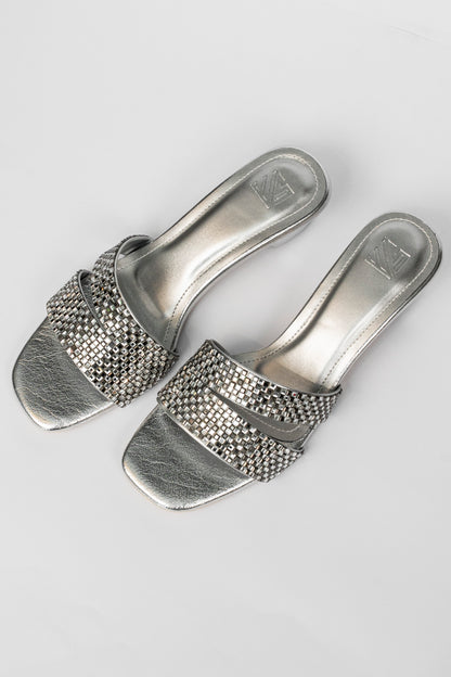 Rhinestone Slide Heels