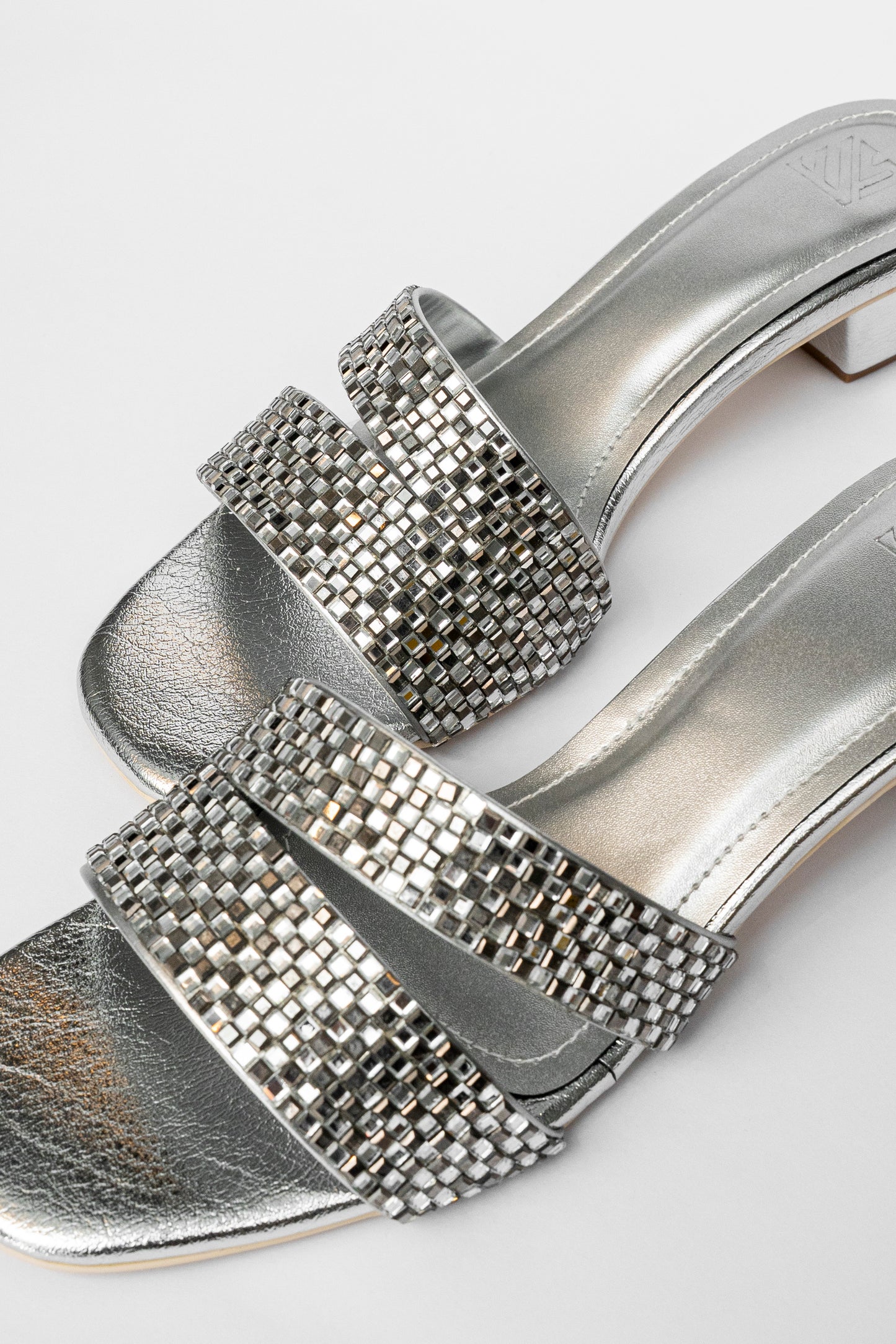 Rhinestone Slide Heels