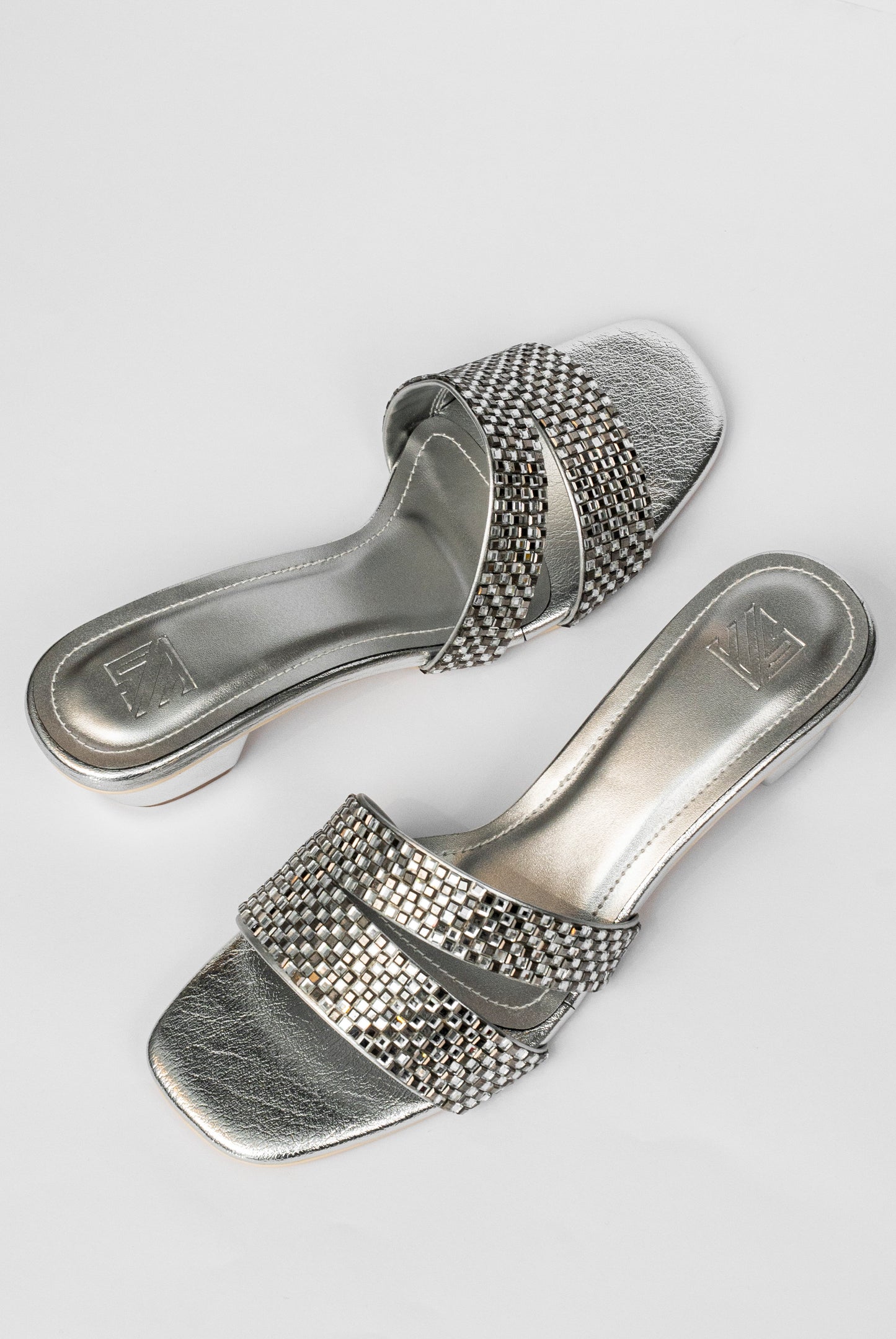 Rhinestone Slide Heels