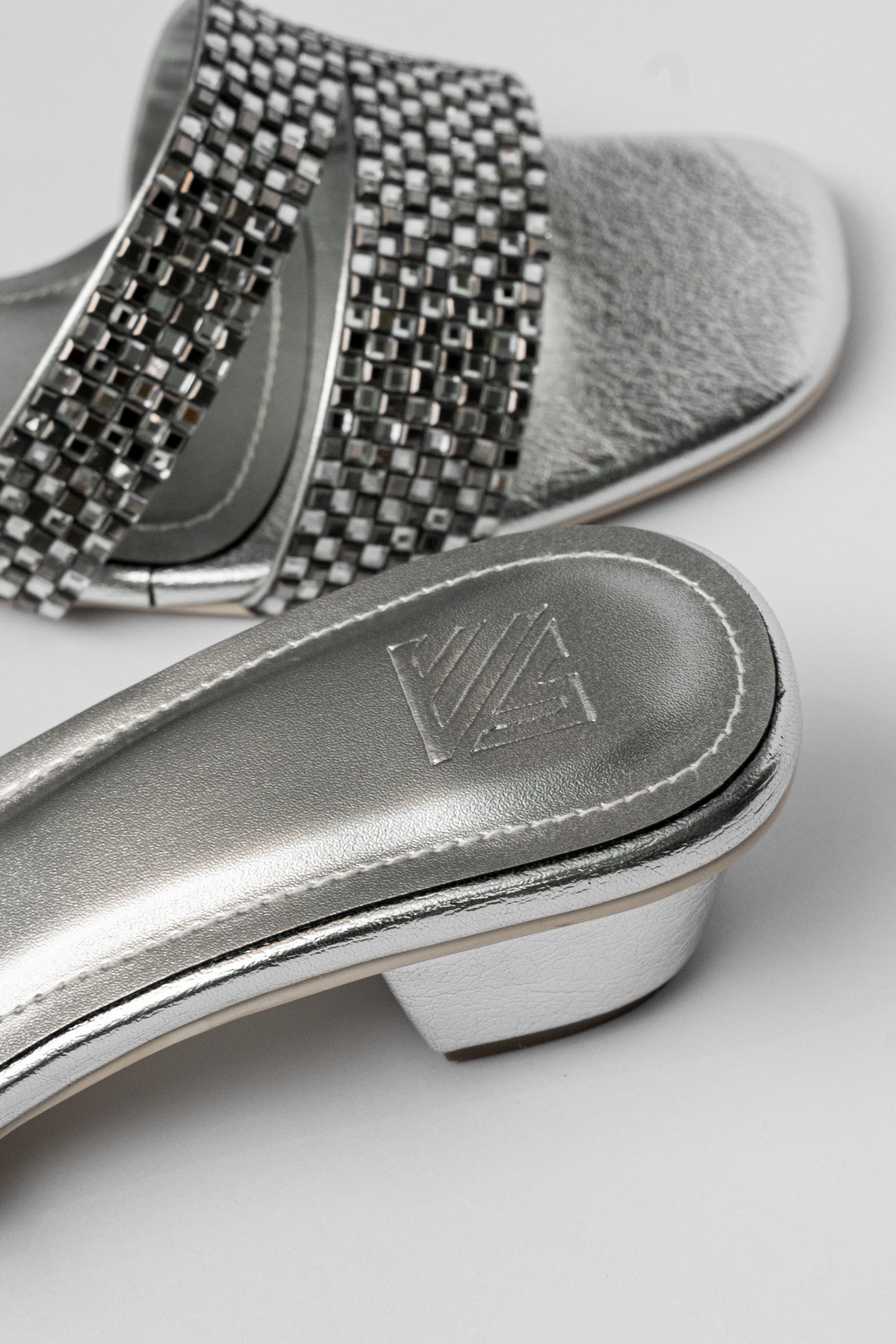 Rhinestone Slide Heels