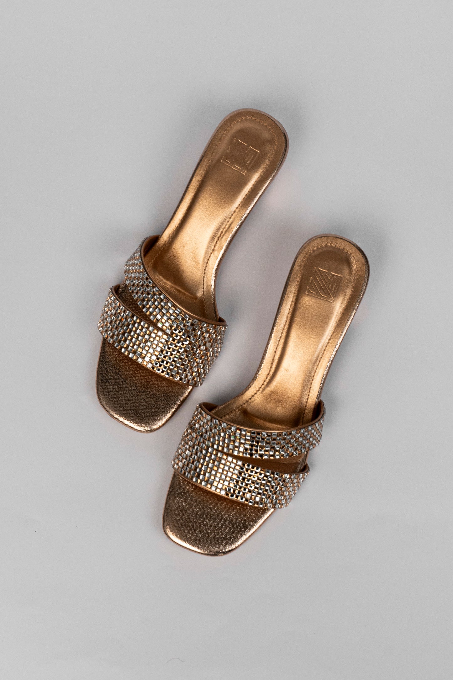 Rhinestone Slide Heels