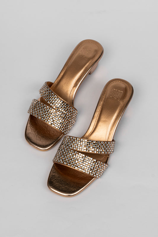 Rhinestone Slide Heels