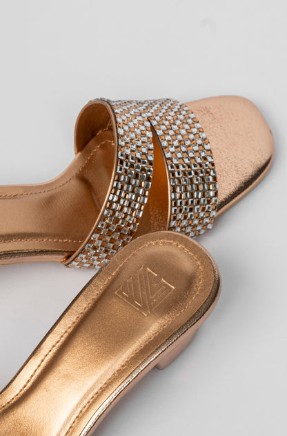 Rhinestone Slide Heels
