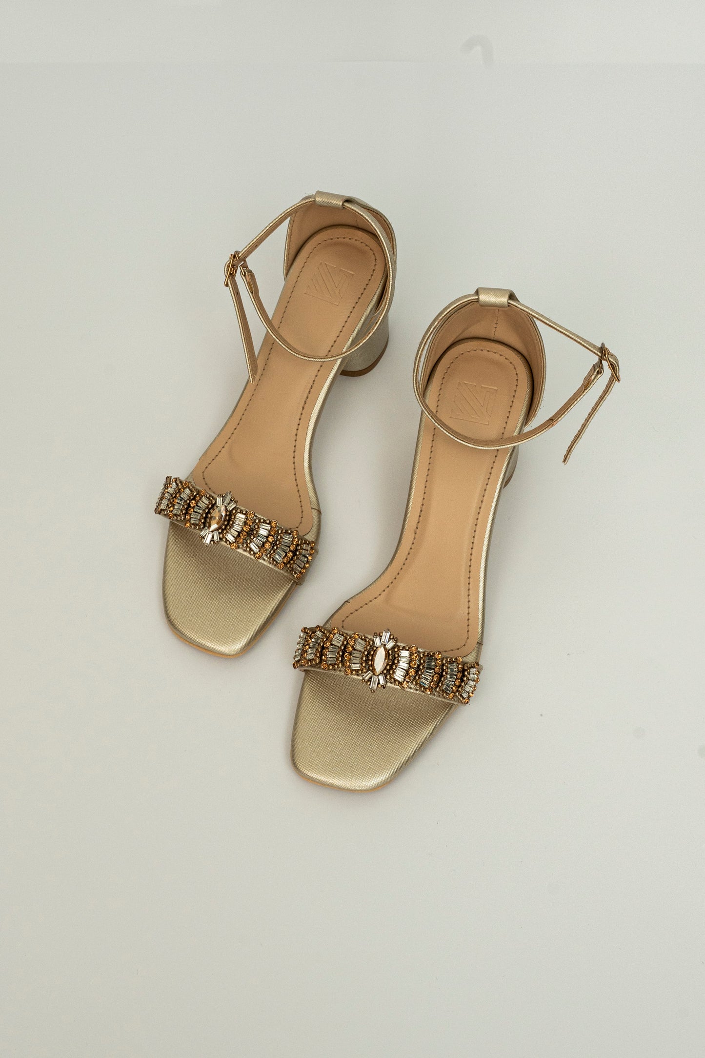 Ankle Strap Block Heels