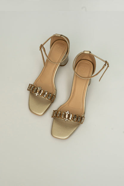 Ankle Strap Block Heels