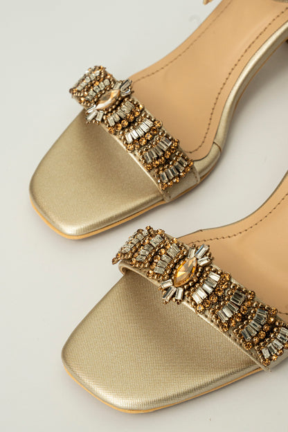 Ankle Strap Block Heels