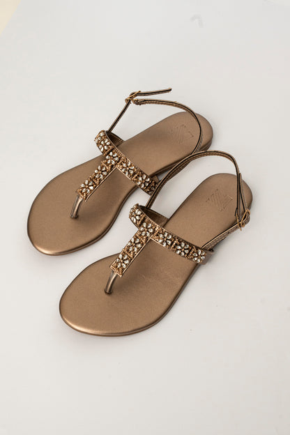 Flower Embellished Flats
