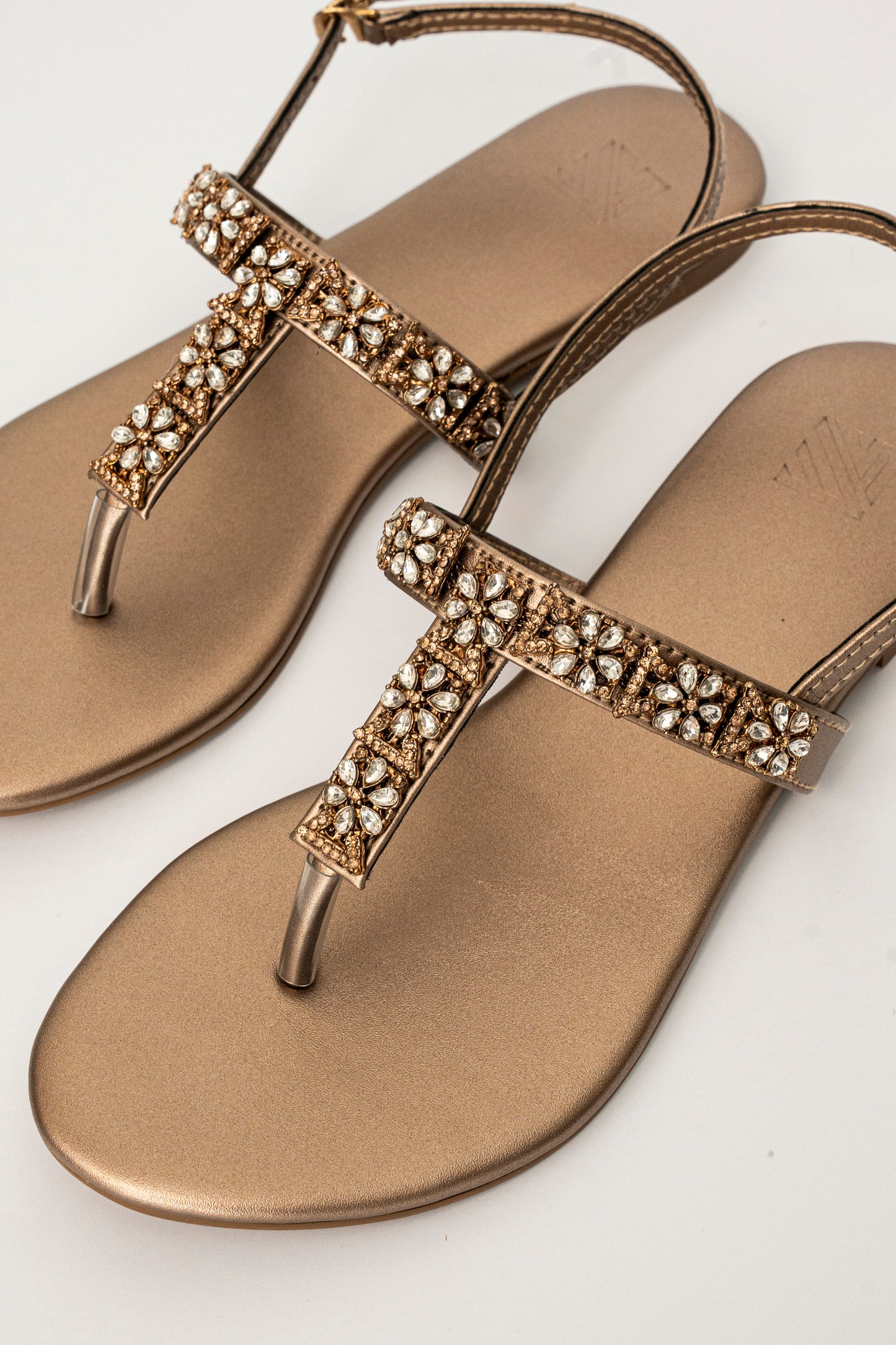 Flower Embellished Flats