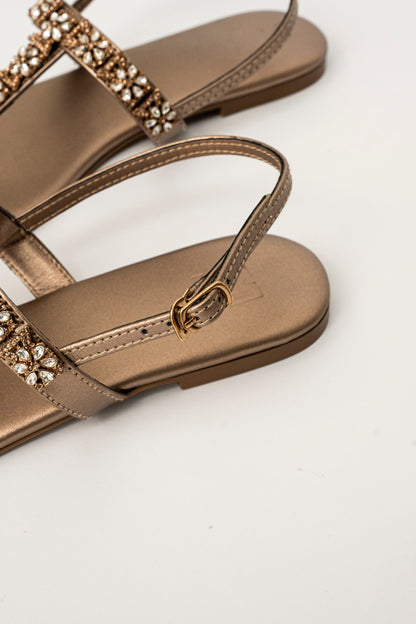 Flower Embellished Flats
