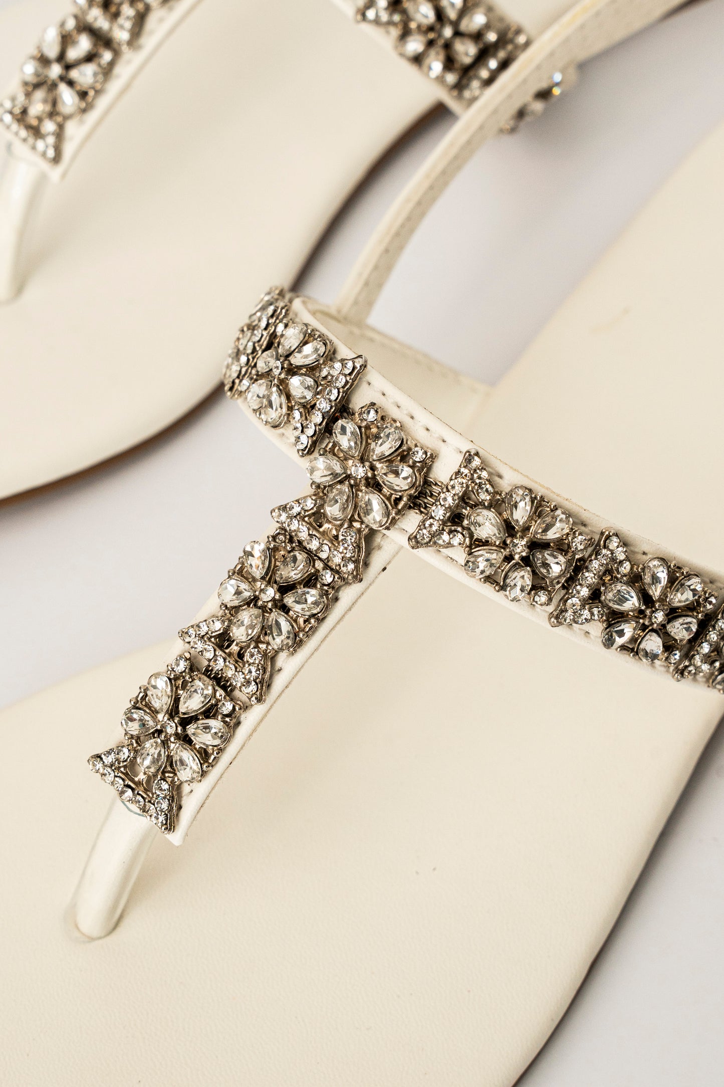 Flower Embellished Flats