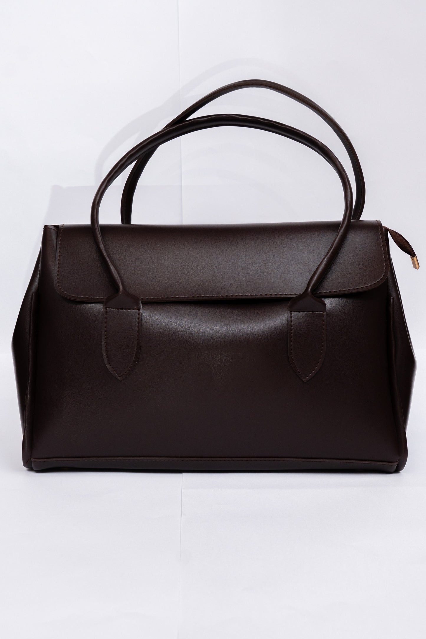 Structured Flap Tote Bag
