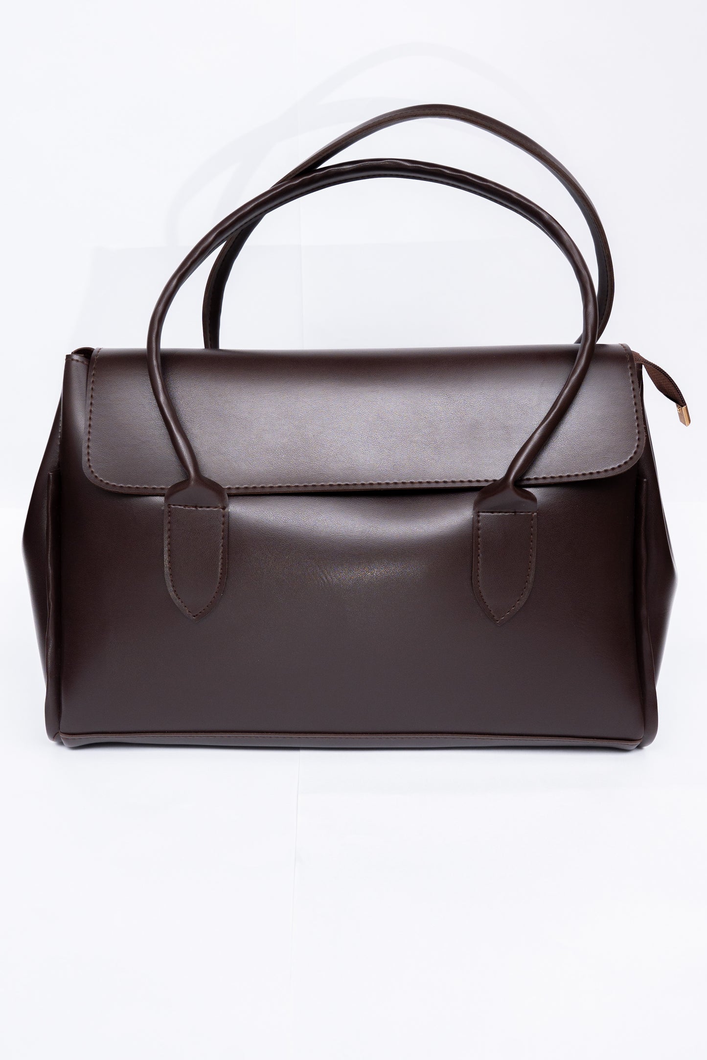 Structured Flap Tote Bag