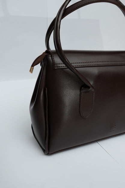 Structured Flap Tote Bag