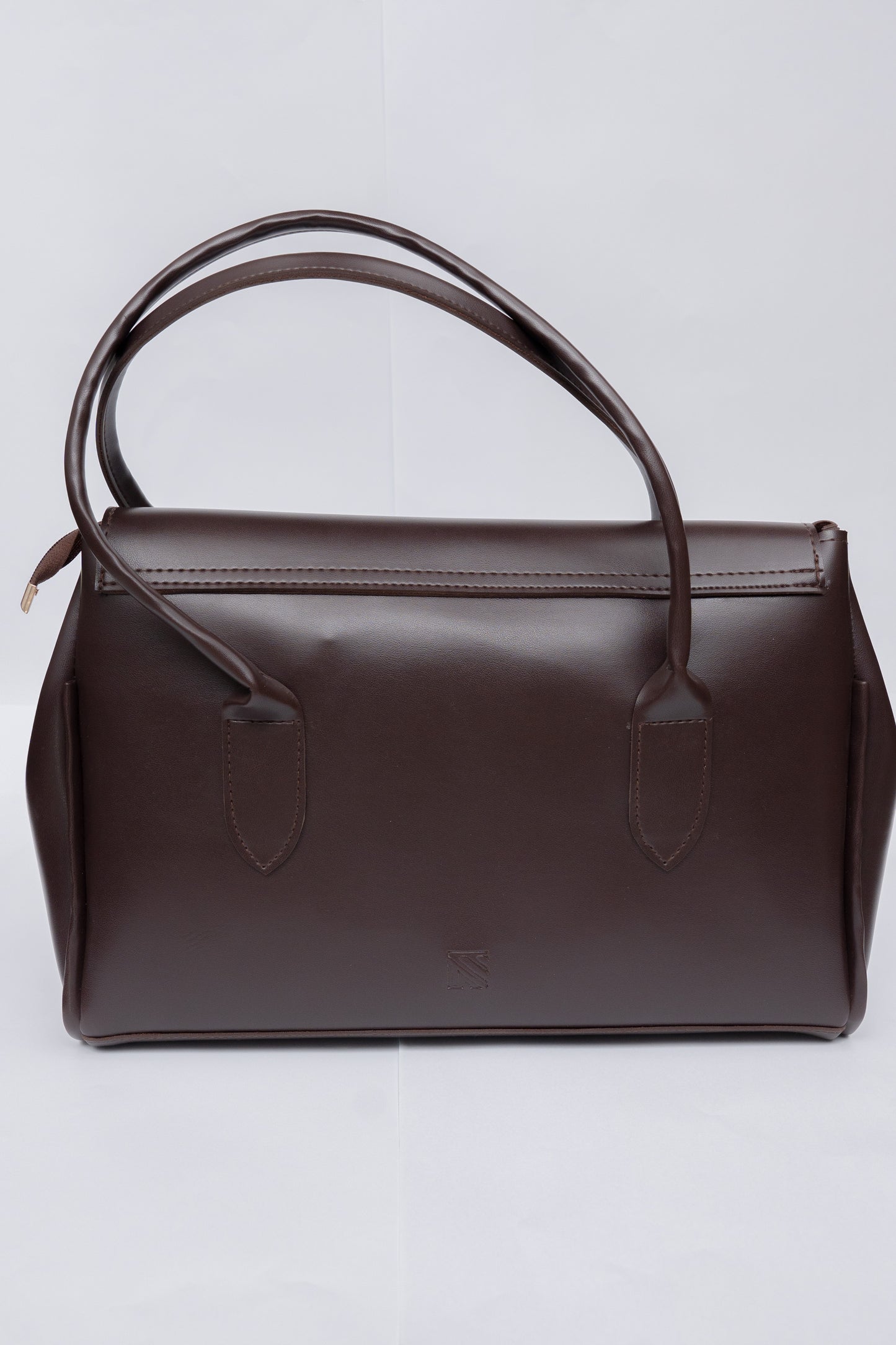 Structured Flap Tote Bag