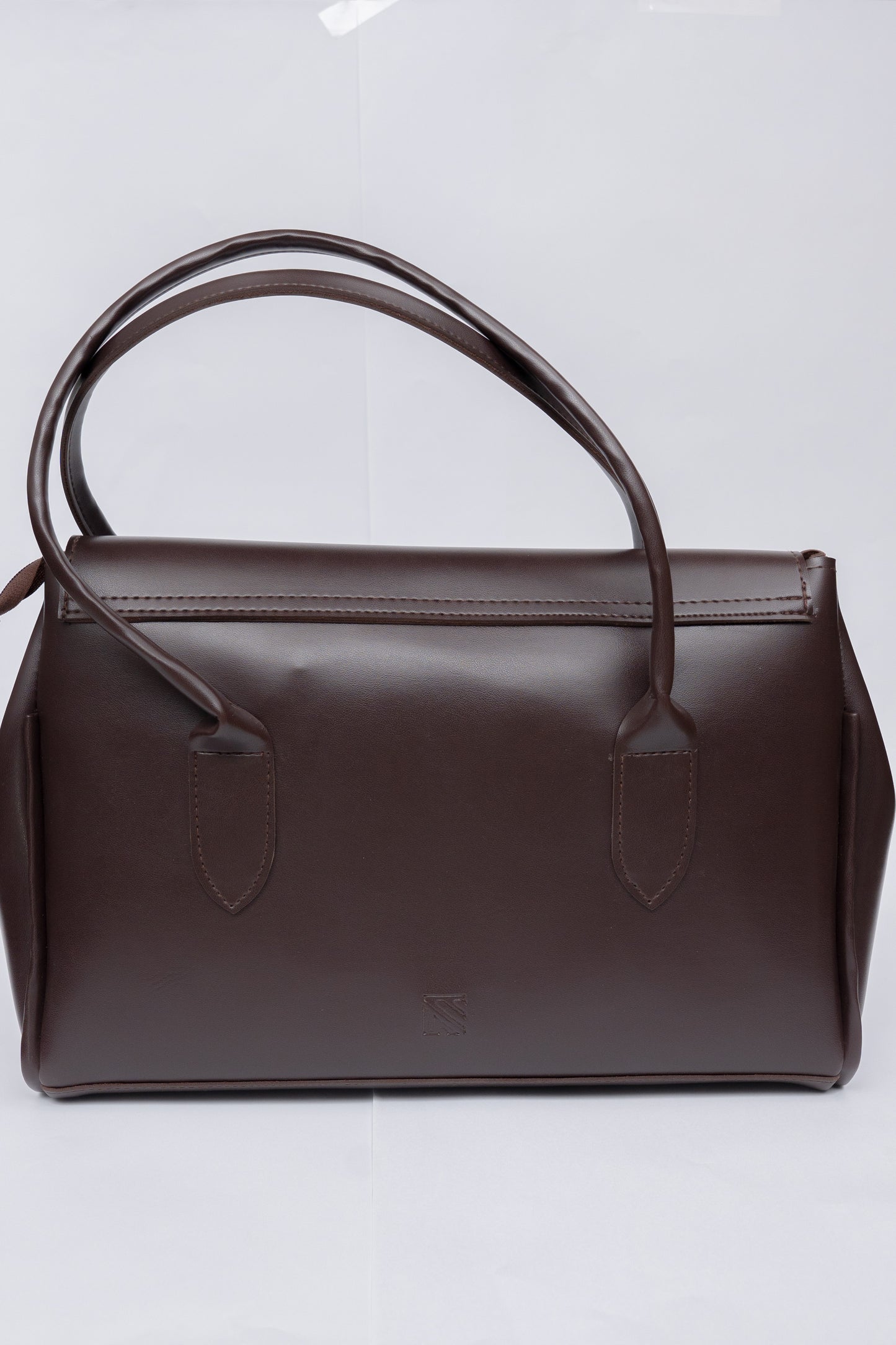 Structured Flap Tote Bag