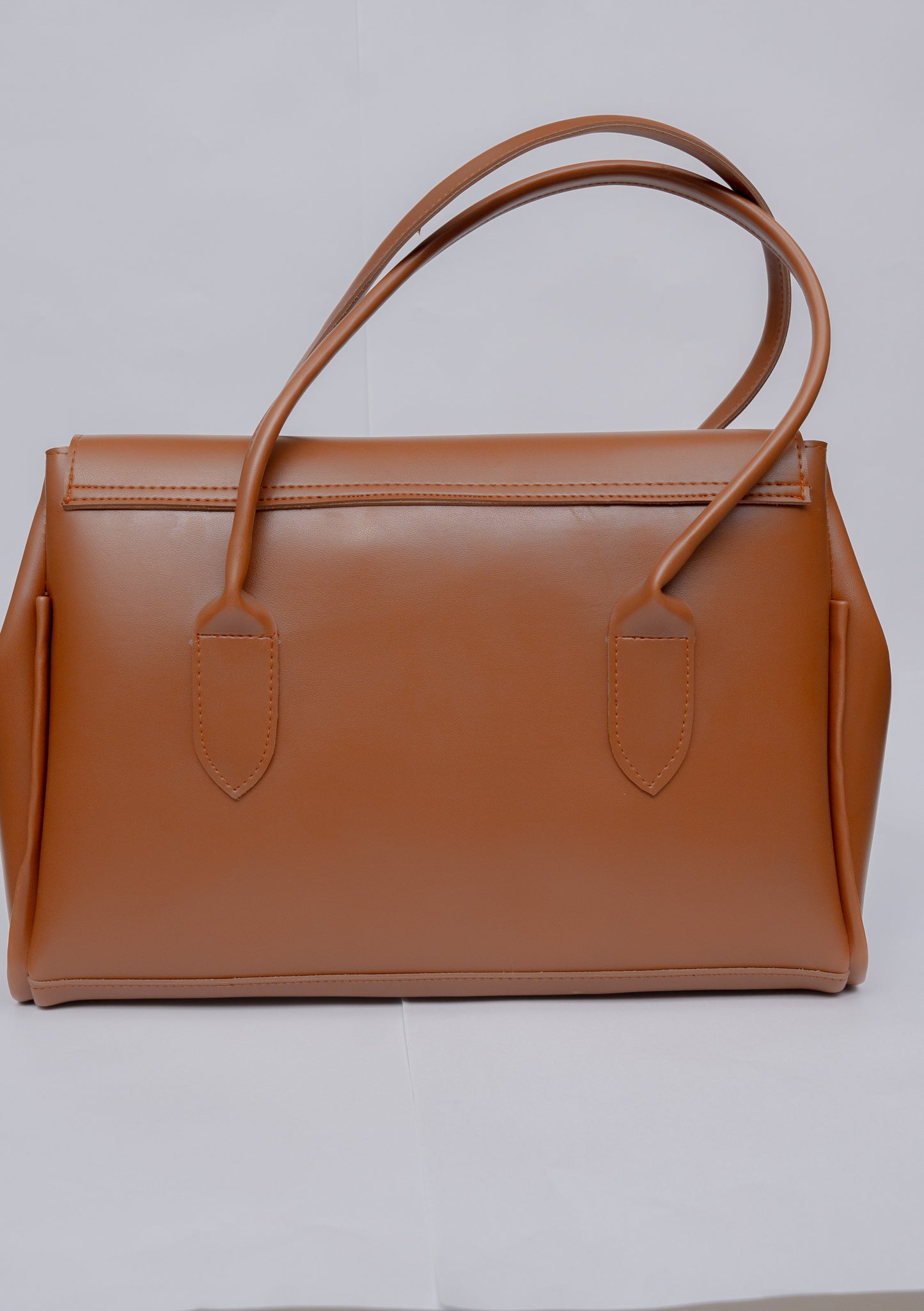 Structured Flap Tote Bag