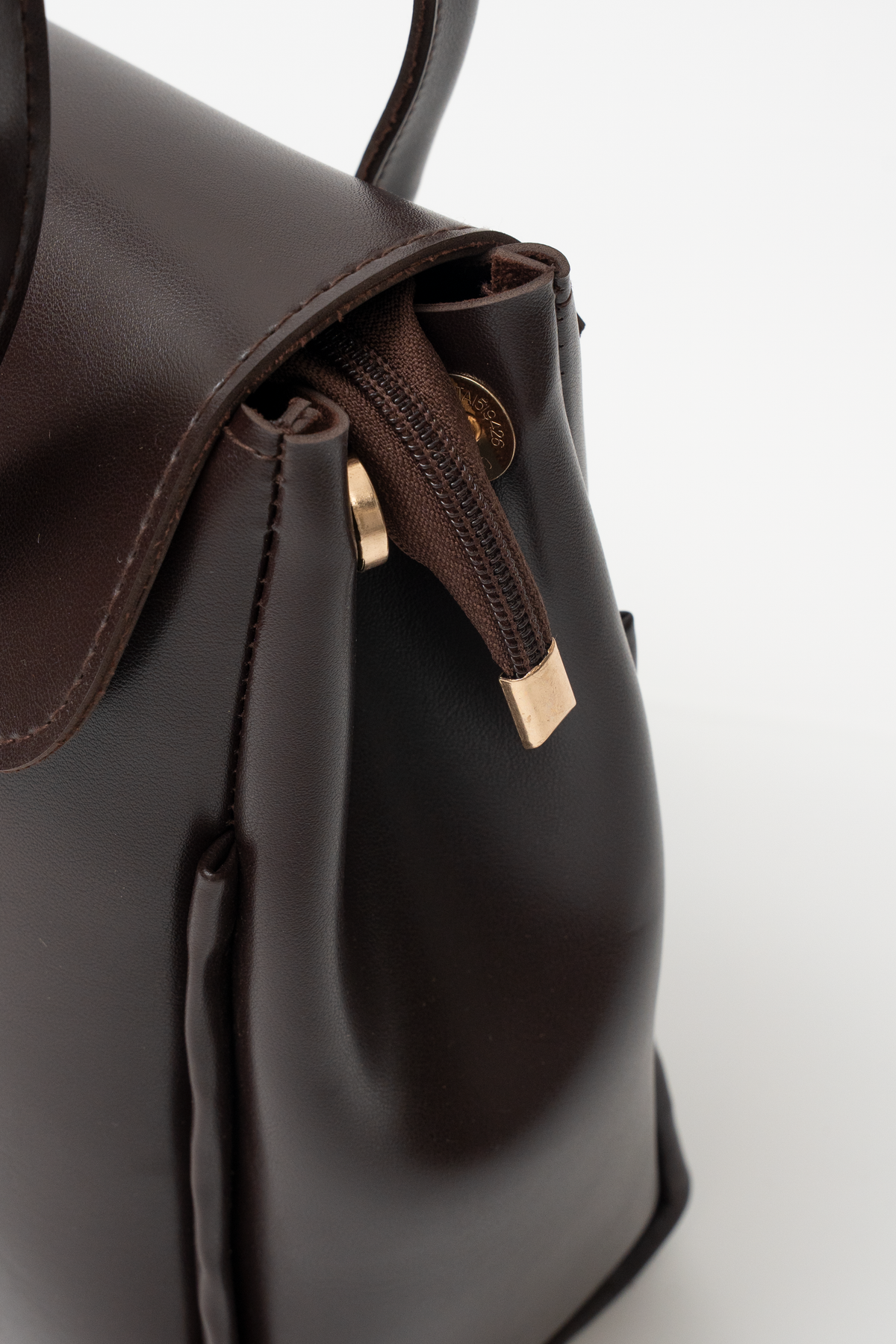 Structured Flap Tote Bag