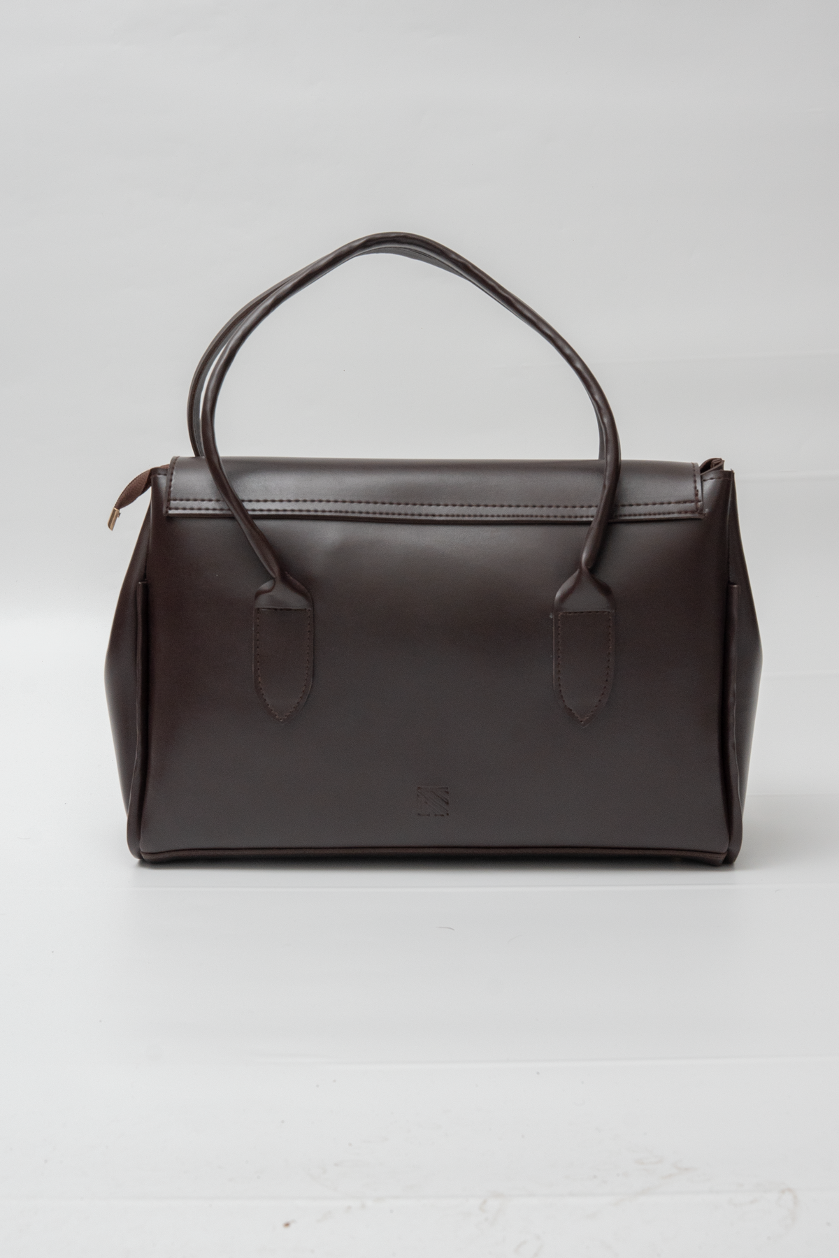 Structured Flap Tote Bag