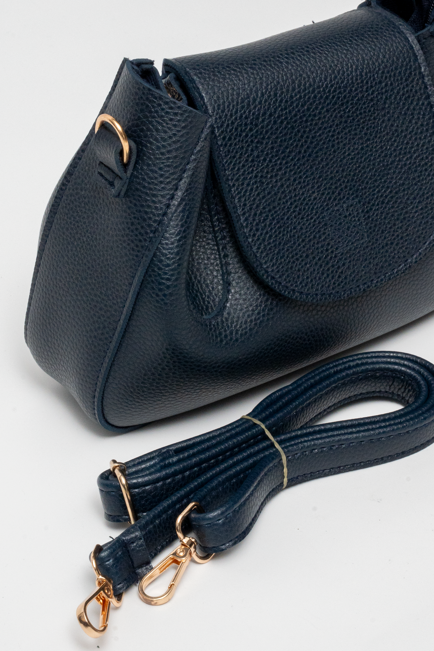 Emerald Green Structured Crossbody Bag