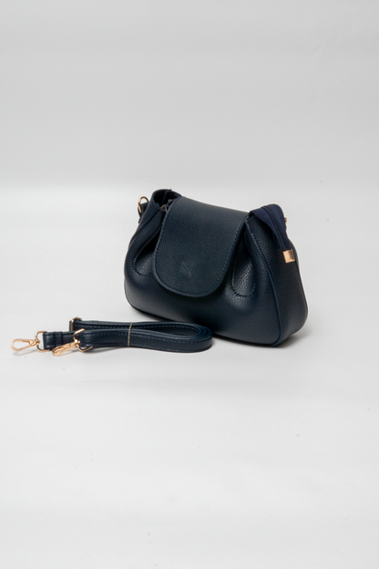Emerald Green Structured Crossbody Bag