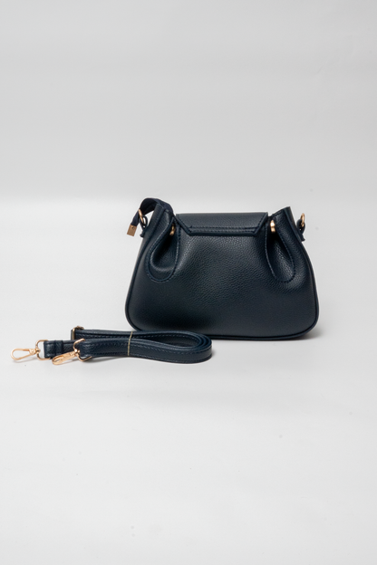 Emerald Green Structured Crossbody Bag