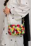Multicolor Hand-Embroidered Beaded Sling Bag