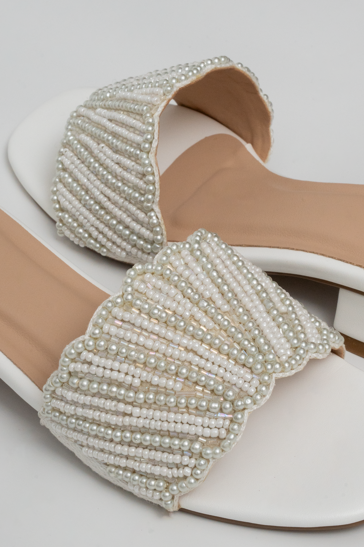 Pearl-Embellished Flats