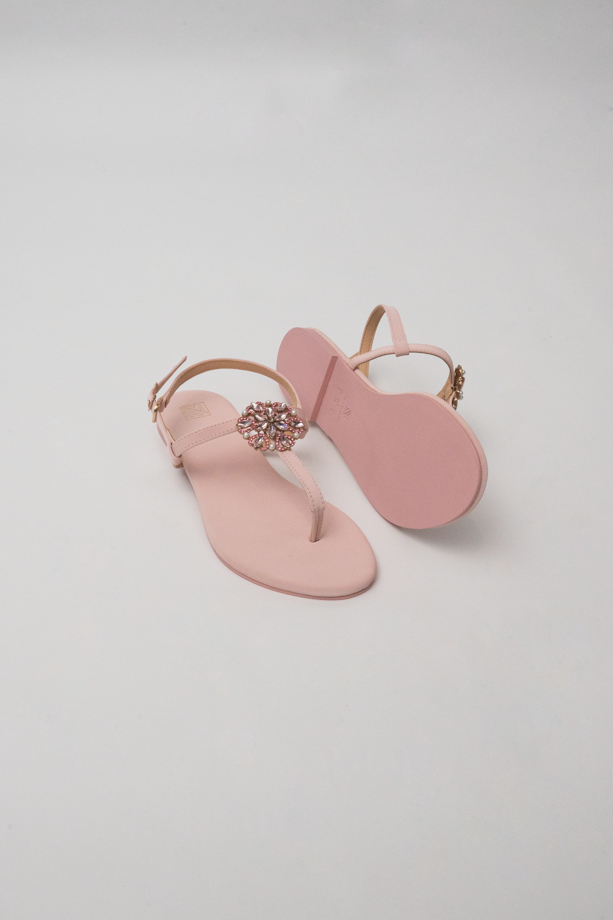 Rosy Pearl Brooch Flats