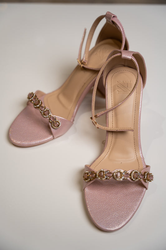 Ankle Strap Block Heels