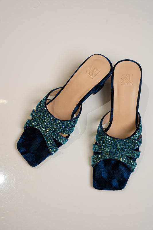 Shimmering Embellished Heels