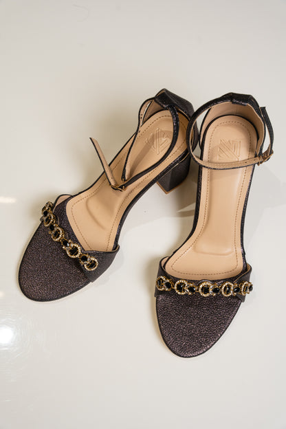 Ankle Strap Block Heels