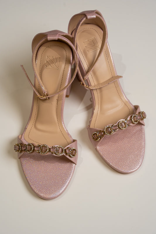 Ankle Strap Block Heels