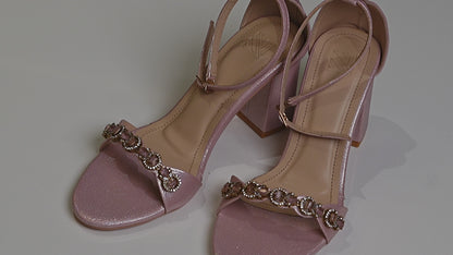 Ankle Strap Block Heels